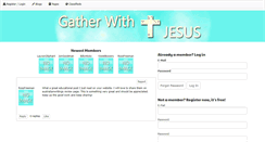 Desktop Screenshot of gatherwithjesus.com